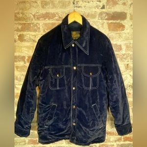 Vintage 70s velour coat